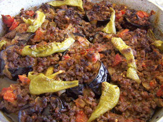 Fırında Kıymalı Patlıcan